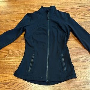 Lululemon define jacket,black,size 4, basically new worn ones